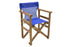 KARRIGE   solid beech walnut - PVC blue/CODE PAK237-000024