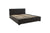 KREVAT with storage in black matte 160x200cm/CODE PAK006-000026