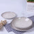 SET/20 PJATA DINNER PANTERA STONEWARE/CODE 25.092.40