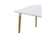 Tavoline ngrenie Natali  MDF siper kembe te bardha-natyrale 80x80x76cm/CODE PAK271-000009