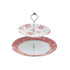 PJATANCE PORCELAIN ΧΜΑS 2 TIER PLATE RED/WHITE Φ27Χ25/CODE 2-60-038-0003