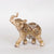 DEKOR ELEFANT,  LIGHT BROWN-GOLD, 18x7.5x18cm / COD  752-11557