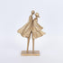 DEKOR, COUPLE GOLD 21.5x9x34cm/ Code 752-27083