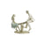 DEKOR CIFT RESIN COUPLE GOLDEN/WHITE/MINT 24X10X22 / CODE 3-70-401-0174