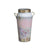 VAZO METAL VASE PINK/GOLDEN 25Χ19Χ36/CODE 3-70-627-0038