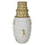 Vazo CERAMIC VASE WHITE/GOLDEN Φ16Χ35/CODE 3-70-847-0062