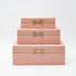 S/3 KUTI WOODEN PINK 26x18x9.5cm/ 22x14x7.5cm/ 18x10x5.5cm/CODE 819-00322