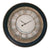 Ore wall clock in antique black and gold tone D60.2x5.6cm/CODE Pak349-000010