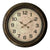 Ore wall clock in antique black and gold tone D55.9x5.8cm/CODE Pak349-000015