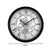 Ore  wall clock in black antique shade D45.3x6.5cm/CODE Pak349-000016