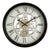 Ore  wall clock in black antique shade D45.3x6.5cm/CODE Pak349-000016