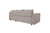 Divan fabric beige 225x148x81cm/CODE PAK166-000018