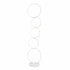 Abazhur Floor  led metal in white  color D30x130cm/CODE PAK377-000015