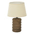 Abazhur tavoline    E27 ceramic D26x37cm in grey  antique-beige  /CODE PAK387-000021