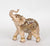 DEKOR ELEFANT,  LIGHT BROWN-GOLD, 19x8.5x19.5cm / COD   752-11558