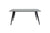 TAVOLINE grey cement-black 160x90x75/CODE PAK096-000029