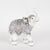 DEKOR ELEFANT, WHITE, SILVER, 20x9x23.5cm / CODE    752-11544