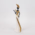 DEKOR, WOMAN WHITE-GOLD 10x9x41cm / CODE 752-27206
