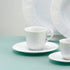 SET FILXHAN 6 COPE COFFEE CUP/SAUCER REGINA WHITE/CODE SET53.000.17