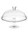 Mbajtese embelsire GLASS FOOTED CAKE STAND CLEAR 32Χ26/CODE 6-60-672-0033