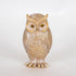 DEKOR BUF,  OWL, GREY & GOLD, 9x8x17cm / CODE  752-11565