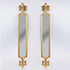 PASQYRE MURI   S/2 MIRROR  GOLD 87x2x25cm/code 752-16114