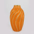 VAZO CERAMIC ORANGE - GOLD 14x14x24.5cm/ CODE 752-20182