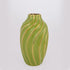 VAZO CERAMIC GREEN - GOLD 14x14x24.5cm/ CODE 752-20183