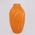 VAZO CERAMIC ORANGE - GOLD 17x17x30.5cm/ CODE 752-20184