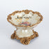 Frutiere BOWL WITH  BASE,PORCELAIN, BEIGE-GOLD, 18x18x12cm/ CODE 752-21078