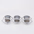 SHADAN WITH GREY GLASS METAL CHROME 3 POSITIONS 33x8x8cm/ CODE 752-24036