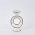 SHANDAN CERAMIC WHITE- GOLD 15.3x10x25.5cm/ CODE  752-25056