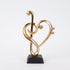 DEKOR, MUSICAL NOTE GOLD-BLACK 16x7x25.5cm/ Code 752-27183