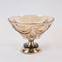 FRUTIERE BOWL METAL WITH GLASS GOLD 29x22cm/ CODE  754-11024