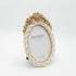 KORNIZE, POLYRESIN WHITE - GOLD 13x18cm/ CODE 756-12168