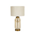 ABAZHUR TAVOLINE METAL GOLD - ECRU 30x52cm /CODE 757-10049