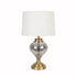 ABAZHUR TAVOLINE METAL GOLD - GREY 30.5x50.5cm /CODE 757-10073