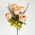 LULE  ROSE BOUQUET 11 BRANCHES SALMON 52cm/ CODE 758-10048