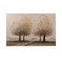 PANORAME 4 TREES BROWN - WHITE - ORANGE 80x120cm/CODE 812-20070