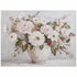 PANORAME  VASE WITH FLOWERS WHITE - BEIGE - PINK 80x3.5x60cm/CODE 812-20095