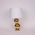 ABAZHUR TAVOLINE LINEN SHADE  GOLD - WHITE 30x48cm /CODE 814-50017
