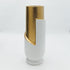 VAZO CERAMIC WHITE - GOLD 13.5x13.5x36.5cm/ CODE  819-00103