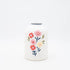 VAZO CERAMIC WHITE WITH FLOWERS 12.8x13.4x19.2cm/ CODE 819-00209