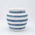 VAZO POT BLUE-WHITE 22x22x22cm/ CODE 819-00478