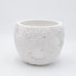 VAZO POT CEMENT WHITE 21x21x17cm/ CODE 819-00488