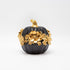 DEKOR TABLE PUMPKIN WITH FLOWERS    14.8x14.4x14.2cm/ CODE 819-00544