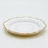 TABAKA TRAY  POLYRESIN WHITE-GOLD 14x14x2cm/CODE 819-00558
