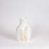 VAZO POT CERAMIC WHITE-BEIGE 17x17x16.5cm/ CODE 819-00681