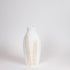 VAZO POT CERAMIC WHITE-BEIGE 17x17x16.5cm/ CODE 819-00682