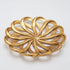 PJATANCE FLOWER POLYRESIN GOLD 24.7x24.7x3.2cm/ CODE 819-00702